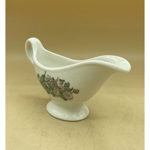 Lamberton Scammell China Gravy Flowers Railroad Dogwood Vintage - Picture 9 of 12